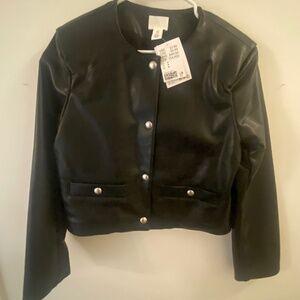 Vegan/Faux Leather Jacket